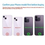 Rear Camera Lens Glass Replacement for iPhone 14 Pro & 14 Pro Max Pre-Installed Adhesive with Installation Manual and Repair Tool Kits - Retail: $9