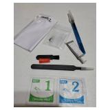 Rear Camera Lens Glass Replacement for iPhone 14 Pro & 14 Pro Max Pre-Installed Adhesive with Installation Manual and Repair Tool Kits - Retail: $9