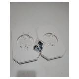 2 Pack Vinyl Siding Mounting Blocks, 8141DBL Vinyl Siding Light Mounting Block with Built-in Electrical Box, Outdoor Mounting Plate kit for 1/2 inch Double - Retail: $25