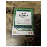 2024 Panini Donruss Optic Football Isiah Pacheco Kansas City Chiefs Card