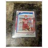 2024 Panini Donruss Football Jared Wiley Kansas City Chiefs Rated Rookie Card