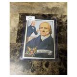 1972 Topps John Quincy Adams US Presidents Card