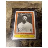 1985 Topps Collectors Series Lou Gehrig New York Yankees Baseball Card