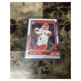 2024 Panini Donruss Optic Football Rashee Rice Kansas City Chiefs Card