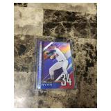 2020 Topps Chrome Nolan Ryan Texas Rangers Baseball Card