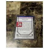 2020 Topps Chrome Nolan Ryan Texas Rangers Baseball Card