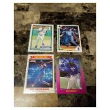 4pk Bo Jackson Kansas City Royals Baseball Cards
