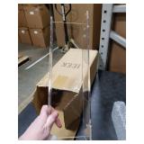 CY craft 6 PCS Acrylic Invisible Floating Bookshelf for Kids Room,15 inch Modern Picture Ledge Display Toy Storage Wall Shelf 5MM Thick U Shelves Storage Rack