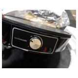 Crepe Maker Machine (Easy to Use), Pancake Griddle Nonstick 12in Electric Griddle Pancake Maker, Batter Spreader, Wooden Spatula Crepe Pan for Crepes Roti, Tortilla, Blintzes Portable, Compact