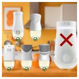 Plug In Refills, Mediterranean FIG, Black Pomegranate, Coconut Vanilla, Winter Cedar, for Home and Bathroom 7.92 Fl Oz, 12 Count, Compatible with Air Wick & Glade, Not Include Glade Plus MISSING 1