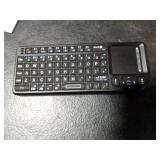 Mini Keyboard with Touchpad, Mini Bluetooth Keyboard, 2.4G Ultra-Thin Handheld Wireless Portable, Suitable for PC/Tablet/TV/Smartphone, Suitable for Travel, Office and Home Use Rechargeable