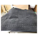 BEQHAUSE Dirt Trapper Door Mat 32 x 48, Waffle Door Mats Indoor Entrance, Dog Doormats for Mud Paws Absorbent and Dirt Resist Floor Mats Non-Slip Washable Rugs for Entryway Welcome Mat, Black