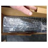 Amazon Basics Ultra Premium Wireless Keyboard and Mouse Combo, Rechargeable, Full-Size with Number Pad, Sleek Design, Plug and Play, Quiet Typing, 2.4GHz USB Receiver, Black