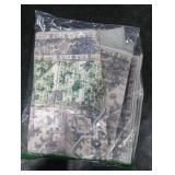 Rugxara 2x3 Entryway Rug,Door Mat Indoor Entrance, Washable Non Slip Kitchen Bathroom Rugs, Ultra-Thin Throw Small Rug for Front Door, Blue Grey