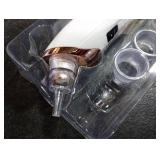 2026 Pore Vacuum, USB Rechargeable Blackhead Remover Vacuum,3 Levels Adjustable Pore Vacuum Blackhead Remover, Face Vacuum Pore Cleanser for Women & Men-White