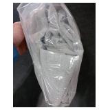 Gray Curtains 63 Inch Length for Kitchen 2 Panels Set Grommet Neutral Airy Lightweight Faux Linen Sheer Light Grey Curtains for Bedroom Bathroom Window Living Room 52x63 Inches Long Steel Silver Grey