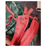 ZOBER Gift Wrapping Paper Organizer Storage - 40 Gift Wrap Storage Containers with Interior Pockets for Bows, Tags & Ribbons - Wrapping Paper Holder, Waterproof, Fits 24 Standard Rolls, Green