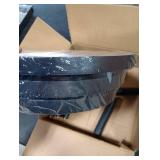 Vecxoty 3-Pack Wood Plant Stands Indoor, Single Plant Stand for 6-12 Inch Pots, Mid-Century Modern Plant Stool, Tall Plant Stand for Large Plants for Living Room, Balcony, Office (Black) MISSING ONE L