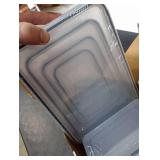 KEMETHY 36-Piece Food Storage Containers with Lids(18 Container & 18 Lid), Plastic Food Containers for Pantry & Kitchen Storage and Organization, BPA-Free, Leak Proof, Reusable with Labels & Pen