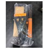 LivTee 32 Extendable Ice Scraper & Snow Brush for Car Windshield, 360° Rotating Snow Removal Tool for Cars, Trucks & SUVs, Automotive Winter Essentials & Car Accessories for Men, Orange