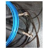 WOD Nation Jump Rope - Black Alloy Steel, Adjustable Length - Speed Jump Rope for Men & Women - Boxing & MMA Home Workout Equipment - Gym Fitness Equipment & Cardio Gear