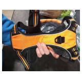 No Pull Dog Harness Adjustable Reflective Oxford Easy Control Medium Large Dog Harness with A Free Heavy Duty 5ft Dog Leash