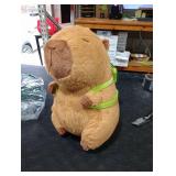 CHDBLOCK Capybara Plush Toy - 13 Inch Cute Capybara Stuffed Animal with Turtle Backpack, Kawaii Capibara Plushie for Kids and Adults