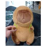 CHDBLOCK Capybara Plush Toy - 13 Inch Cute Capybara Stuffed Animal with Turtle Backpack, Kawaii Capibara Plushie for Kids and Adults