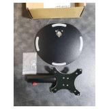 Almoz Sturdy Stand Compatible with Echo Show 21, Show 15 (All Generations) with Adjustable Tilt, 4 Height Levels, Flexible Viewing and Solid Support for Show 15 2nd Gen (Basic-Black)