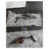 Nifeida 8mm/10mm Motorcycle Spear Blade Rearview Side Mirrors, Chrome Motorcycle Cruiser Blade Mirrors fit for Harley Cruiser Chopper Sportbike Dyna Softail Street Bike Scooter Dirt Bike, Pair