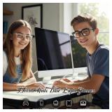 CHEERS DEVICES Blue Light Glasses for Kids Boys Girls Teens - Computer Glasses with Anti-Glare - blue light glasses for teen girls, 2 Pack (Age 10-18)