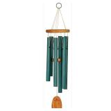 Woodstock Wind Chimes for Outside, Outdoor Decor for Your Patio and Front Porch, Garden Decor (24) SeaScapes Wind Chime, Medium Size Seafoam Green (SSCSGM)