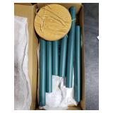 Woodstock Wind Chimes for Outside, Outdoor Decor for Your Patio and Front Porch, Garden Decor (24) SeaScapes Wind Chime, Medium Size Seafoam Green (SSCSGM)