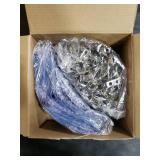 Zonon 150 Sets Name Badge Holders with Clip Clear on Name Tag Waterproof PVC ID Transparent Badge Holder with Resealable Zipper Seal Metal for Teacher Student Worker(Classic Clip)