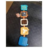 Busy Board for 1 Year Old, Travel Toys for Toddlers 1-3, 8 in 1 Montessori Activity Cube Toy for Babies in Airplane Car Stroller, Sensory Education Birthday Gifts for 1 2 Year Old Boy Girl Infant