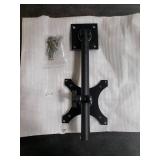 Laivli Echo Show 15 Under Cabinet Mount, Easy to Adjust The Height with Thumb Screw, Rotate Tilt Swivel for 15.6 Smart Display, Whole Aluminum Mount for Echo Show 15 (Black)