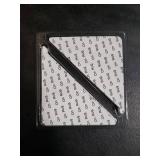 Rabenda Rug Tape, Non Slip Rug Pads Grippers for Hardwood Floors and Tiles, Reusable Carpet Tape for Area Rugs, Double-Sided Adhesive Rug Stickers Keep Corners Flat (Black)