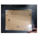upsimples Aluminum 11x14 Picture Frame Gold, Display Photo 8x10 with Mat or 11 x 14 without Mat, Wall Hanging Metal Poster Frame with Acrylic Cover, 1 Pack SMALL BEND IN FRAME