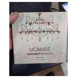 UCANBE Full Size Baked Makeup Palette Set - Include Bronzer, 8 Eyeshadows & Brushes, Pigmented All-in-One Face & Eye Compact Powder Beauty Holiday Gift Kit for Starter & Pros, Travel Friendly NO BRUSH