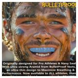 Bulletproof: Worlds Thinnest Most Breathable Mouthguard is 3X Stronger! BJJ Lacrosse Football Basketball MMA Wrestling Hockey Rugby Boxing Men Sports Mouth Guard Grinding Teeth Adult Youth Braces