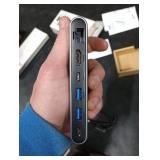 SMALLRIG 9 in 1 CFexpress Type A Card Reader Docking Station with USB3.2 (Gen 2) 10Gbps, SD/TF/CFexpress Type A Readers, USB-A/USB-C/HDMI/Gigabit Ethernet Ports, for iPhone for Mac -4663