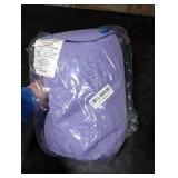 LAPGEAR Tablet Pillow Stand - 11 Slot for iPads, Galaxy Tabs, Kindles, E-Readers & Phones | Cushioned Holder with Storage Pocket & Handle | Purple Amethyst - Style No. 33102