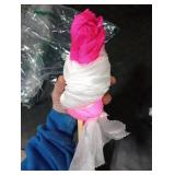 ZHGAOG Belly Dance Faux Silk Veil Fans veils Pair Handmade Belly Dancing Fans Silk Dance Fans Performances Line Dance