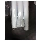 White Tension Curtain Rod for Windows 28 to 48 inch, Adjustable Expandable Pressure Spring Curtain Rod No Drilling, 7/8 Curtain Rod for Bedroom Doorway Closet Door