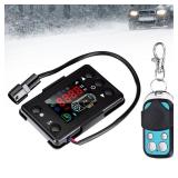 Universal 12V/24V Diesel Air Heater Controller with LCD Display and Remote Control (Without Battery), Fits for 2kw/5kw/8kw Diesel Parking Heater