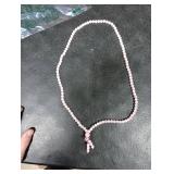 AD Beads Natural Gemstones Buddhist 108 Prayer Healing Beads Mala Stretchy Bracelet Necklace 6mm (Rose Quartz)