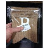 Boy or Girl Burlap Banner - Rustic Gender Reveal Banner, Baby Shower Decorations