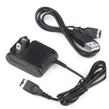 Vranzoral Gameboy Advance SP Charger - AC Wall Adapter & USB Charging Cable Compatible with Nintendo DS/GBA SP Systems, Portable Travel Power Cord for Gaming Accessories
