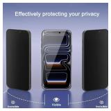 Ailun 3Pack for iPhone 17 Pro Privacy Screen Protector [6.3 inch]+ 3Pack Camera Lens Protector with Installation Frame,Dynamic Island Compatible,Anti Spy Tempered Glass[Not for iPhone 17/17ProMax/Air]