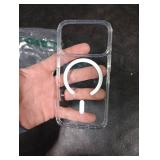 FNTCASE for iPhone 17 Pro Case, Compatible with Magsafe, Clear Transparent Magnetic Shockproof Protective Rugged Phone Cover - 6.3 inch (A-Clear) CASE ONLY